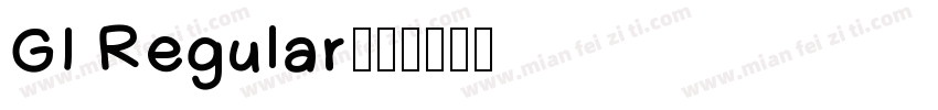GI Regular字体转换